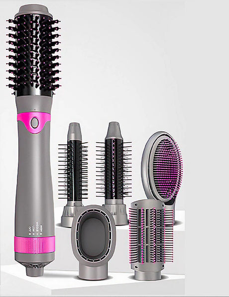 Transform Your Hair Routine with the 6-in-1 Detachable Hair Dryer Brush, Volumizer, and Styler