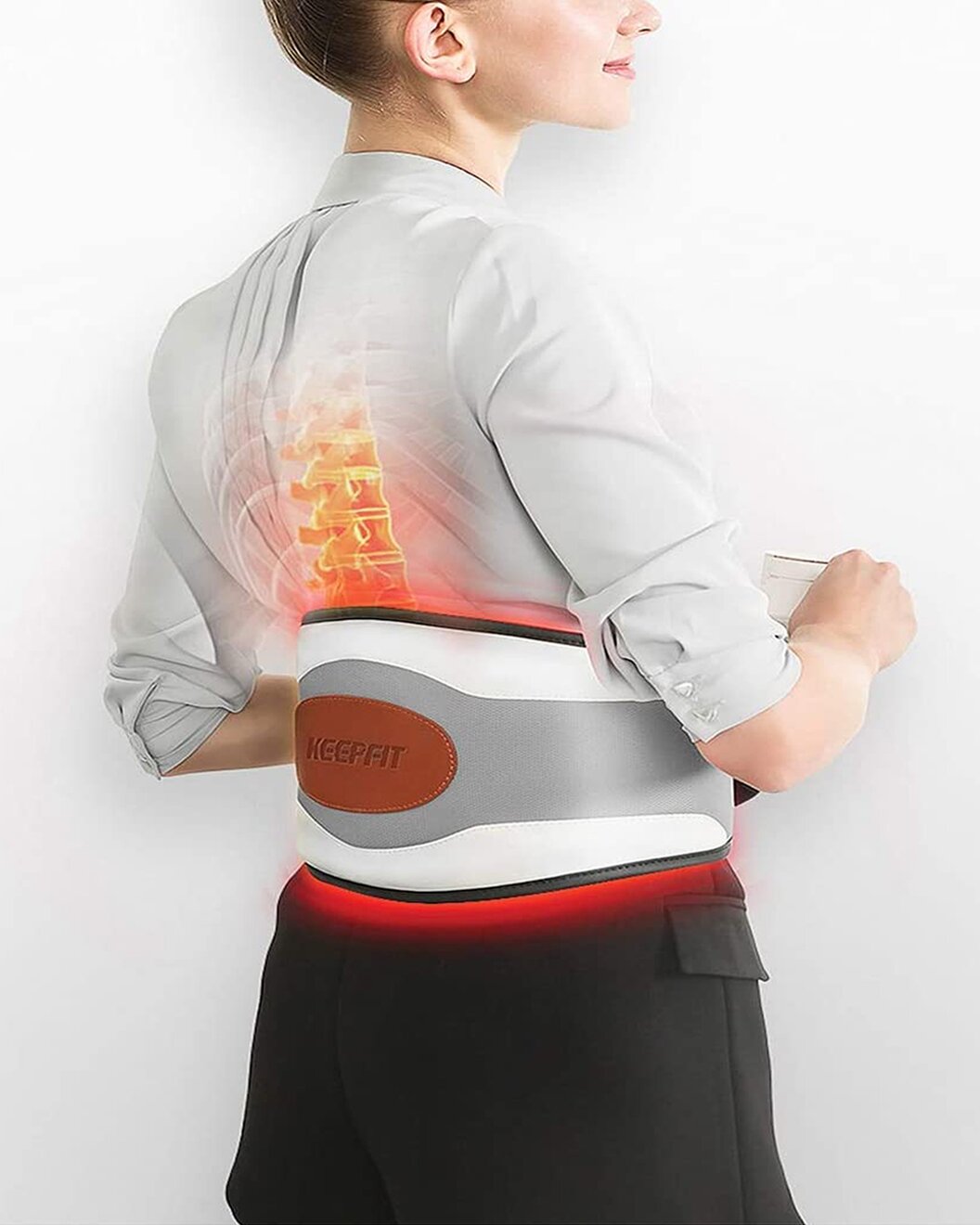 BackOSage 8-in-1 Decompression Massage Belt – Pain Relief & Support