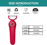 Milex Red Electric Handheld Peeler – Automatic Fruit & Vegetable Skin Remover
