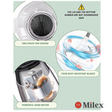 Milex Electric Vegetable Chopper – High-Power Food Dicer &amp; Mincer with Stainless Steel Blades
