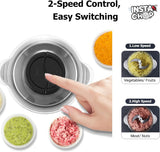Milex Electric Vegetable Chopper – High-Power Food Dicer &amp; Mincer with Stainless Steel Blades