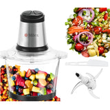Milex Electric Vegetable Chopper – High-Power Food Dicer &amp; Mincer with Stainless Steel Blades
