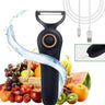 Milex Electric Black Handheld Peeler – Automatic Fruit & Vegetable Skin Remover