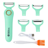 Milex Electric Black Handheld Peeler – Automatic Fruit & Vegetable Skin Remover