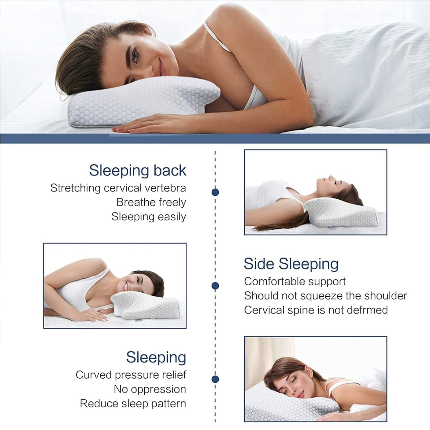 Carbon-Pedic Pillow
Orthopedic Memory Foam Pillow