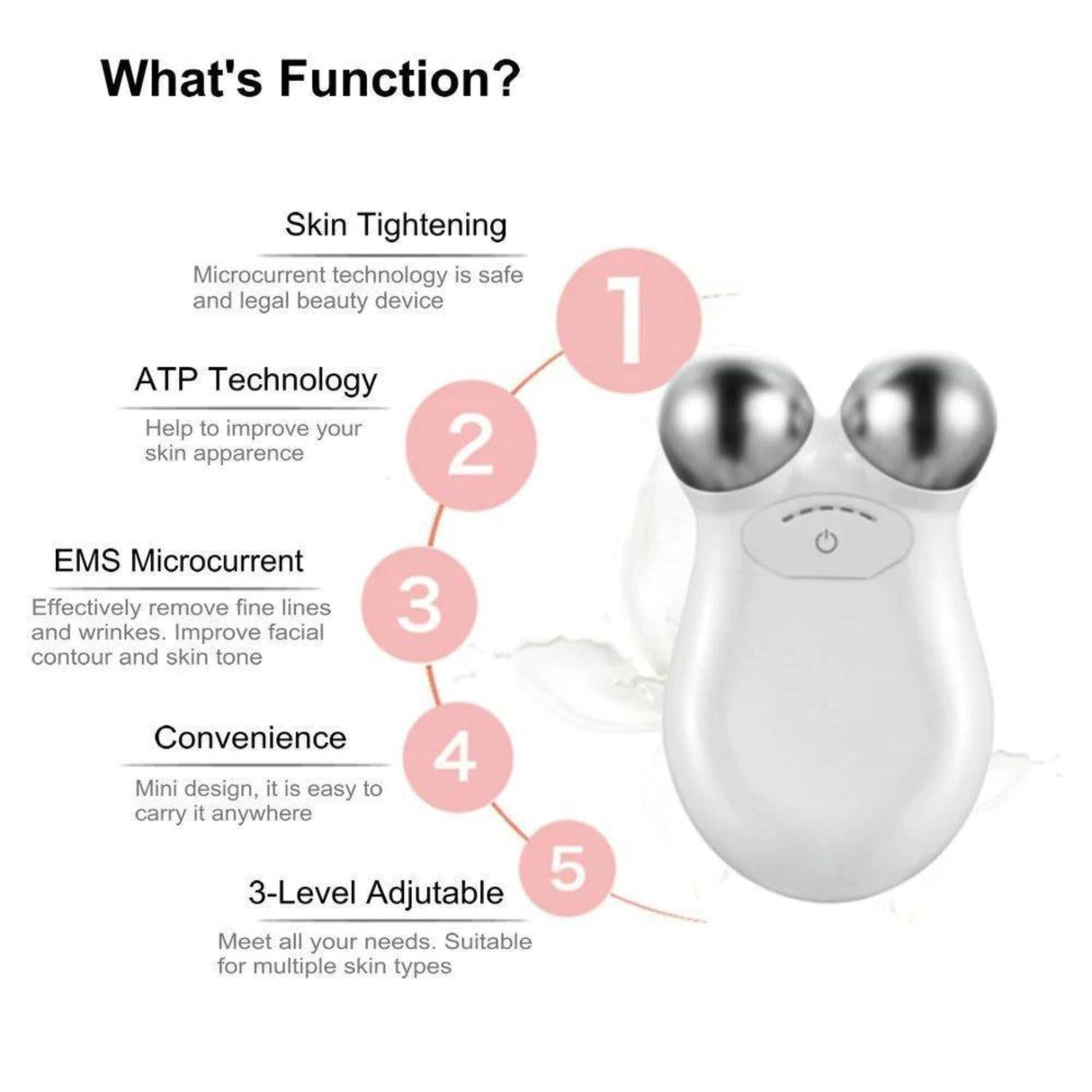 UltraTone Microcurrent Facial Massager – Lift, Firm, & Rejuvenate