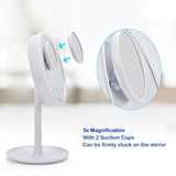 CoolAire Mirror – LED-Lit Makeup Mirror with Built-In Cooling Fan