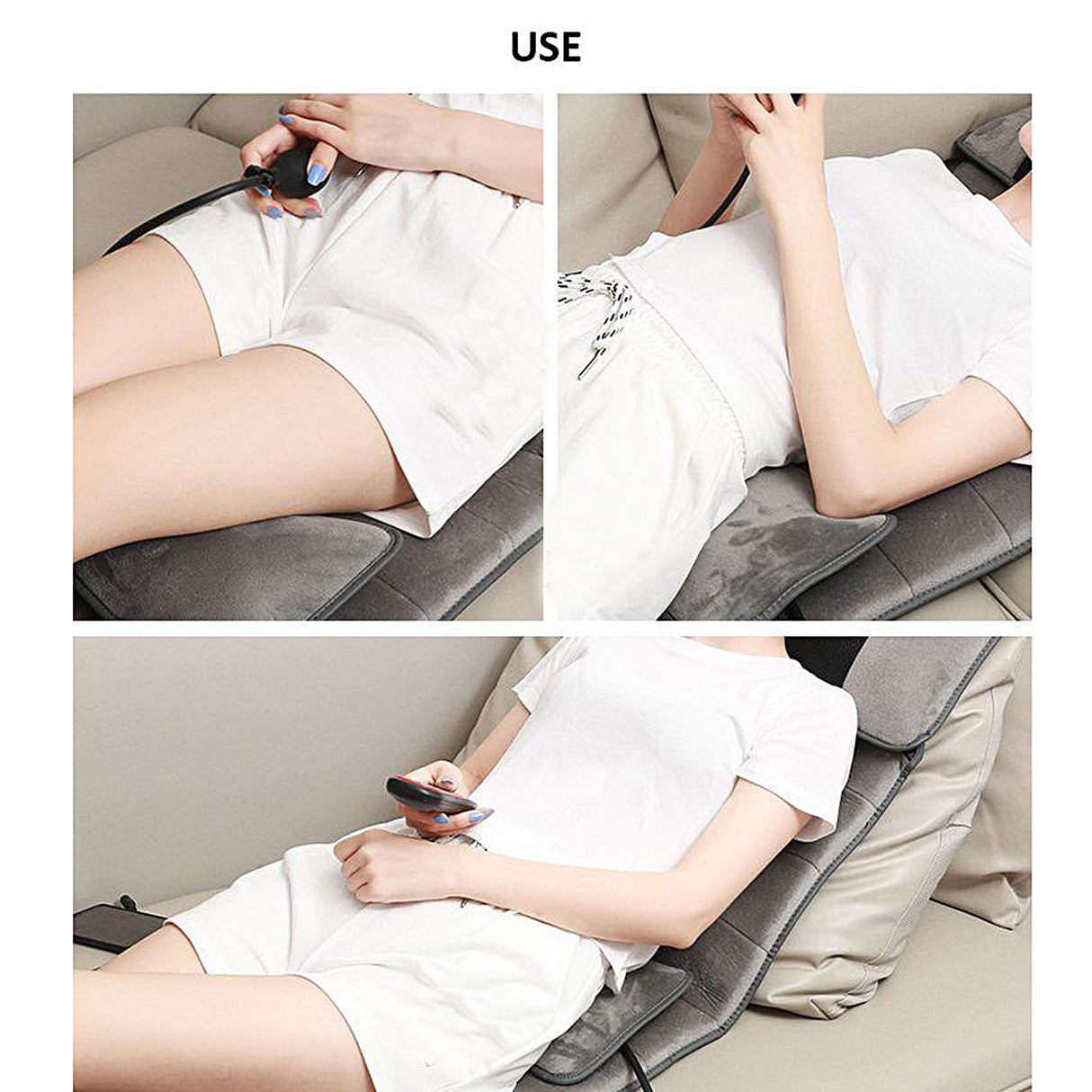 Doctor Pillow Supreme Therapeutic Air Stretcher Massage Mat with Lumbar Support