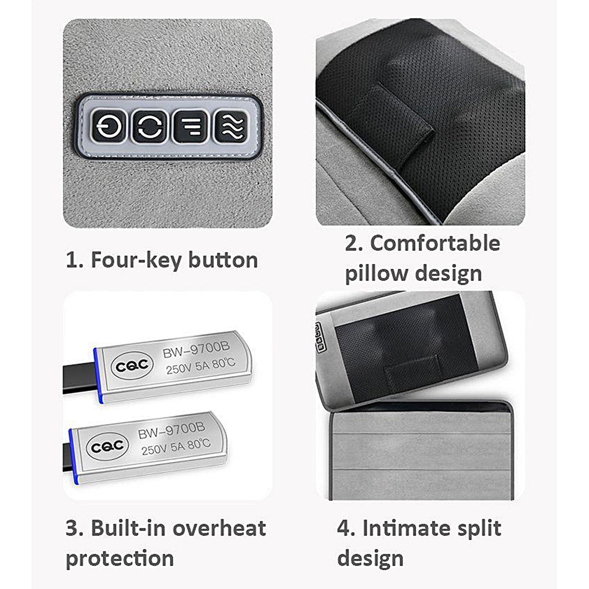 Doctor Pillow Supreme Therapeutic Air Stretcher Massage Mat with Lumbar Support