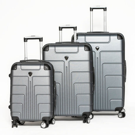 Vittorio-Picco 3-Piece Expandable Spinner Luggage Set