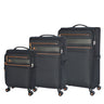 Vittorio E-Lite 3-Piece Expandable Softside Luggage Set