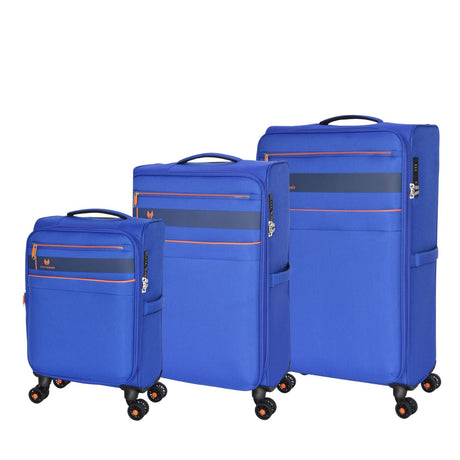 Vittorio E-Lite 3-Piece Expandable Softside Luggage Set