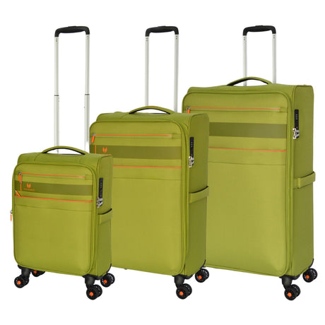 Vittorio E-Lite 3-Piece Expandable Softside Luggage Set